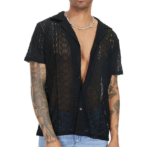 CAMISA DE ENCAJE HOMBRE VERANO SILAMODA™